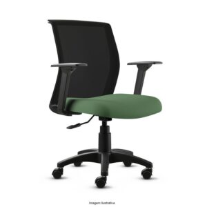 Cadeira executiva Office tela com braço regulável - Cód: 219.1